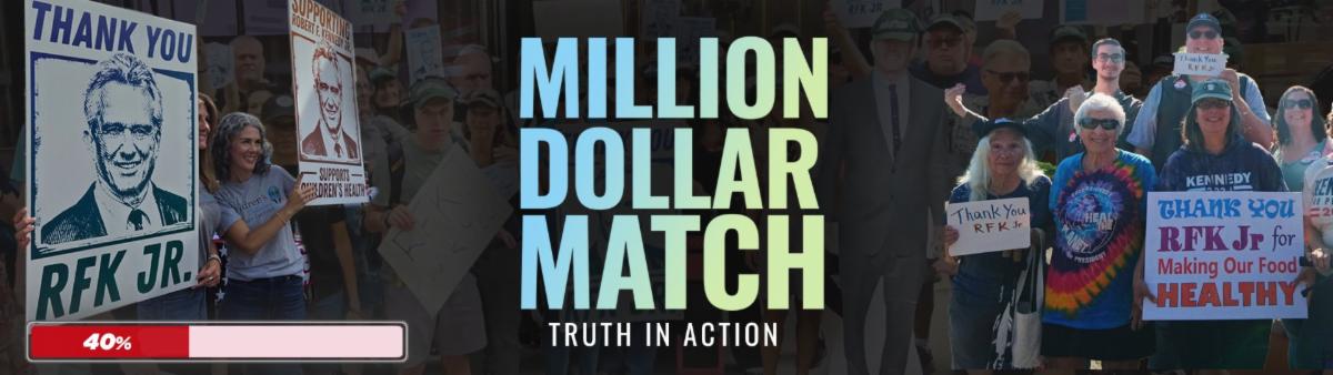 Million Dollar Match — Truth in Action