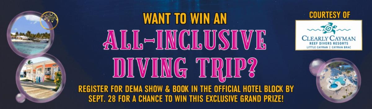 Register to Attend DEMA Show & Book Your Hotel by September 28th for a Chance to Win!