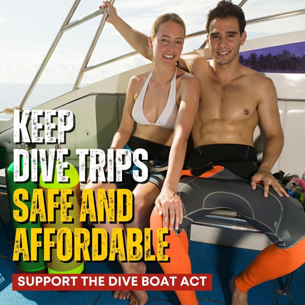 The DIVE BOAT Act Campaign Image