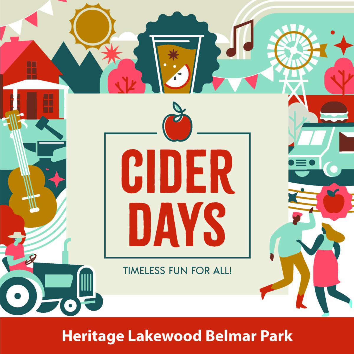 Cider Days: Timeless Fun for All at Heritage Lakewood Belmar Park.