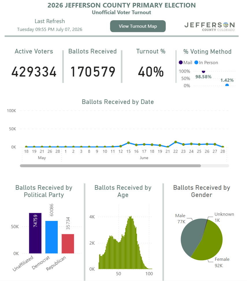 Jefferson County Sheriffâs Office press release graphic featuring sheriffâs badges.