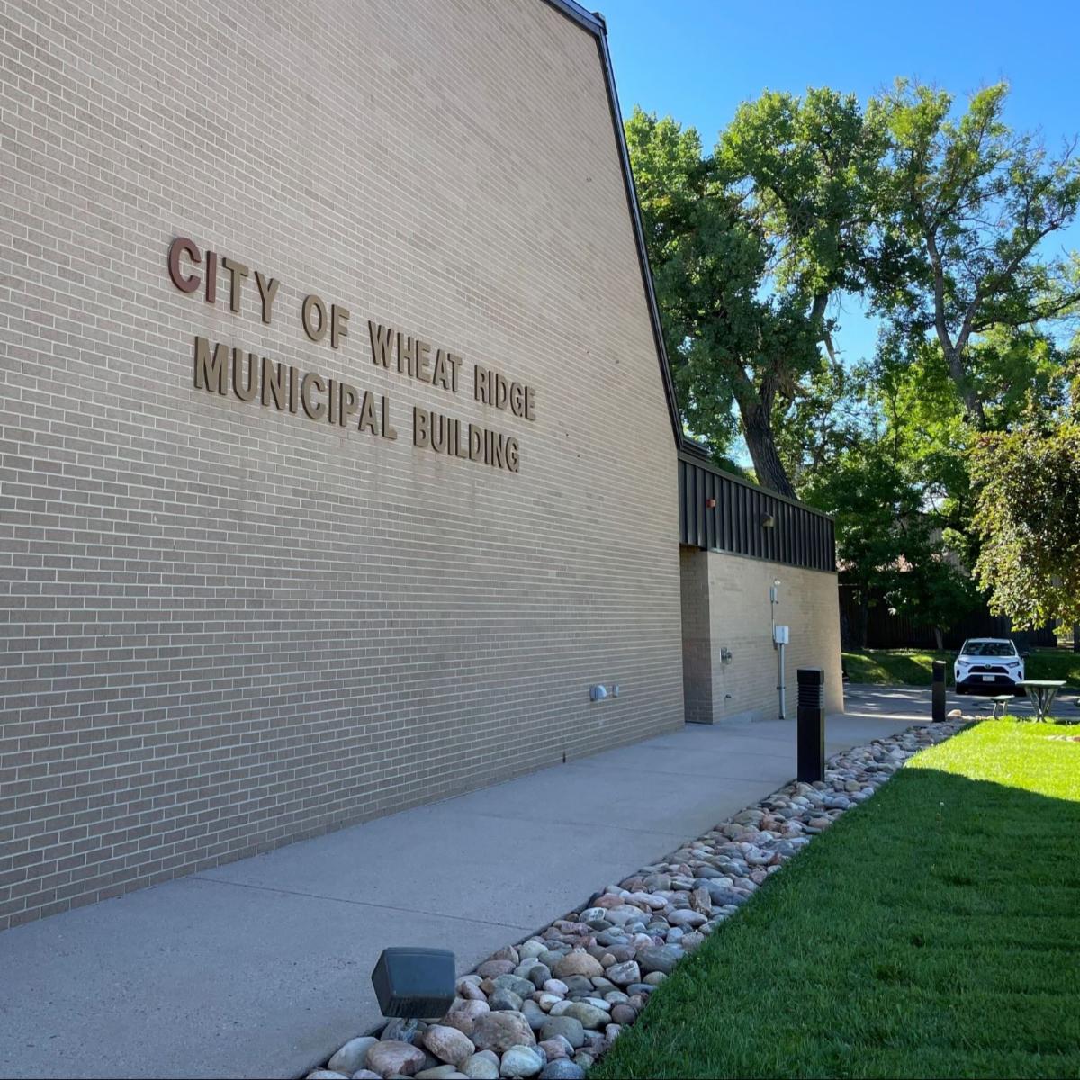 Exterior of the City of Wheat Ridge Municipal Building.