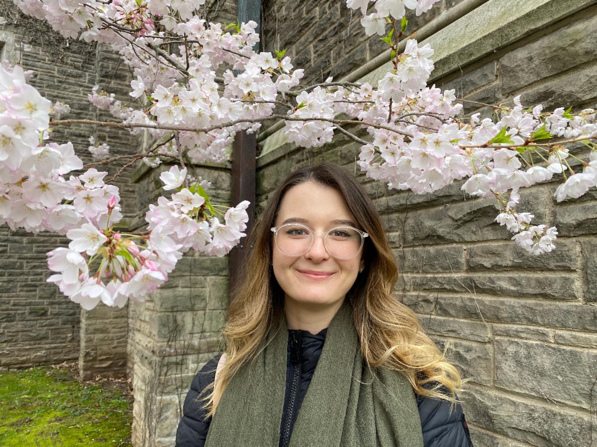 A picture of Liza, the new Project Manager for the Green Initiative!