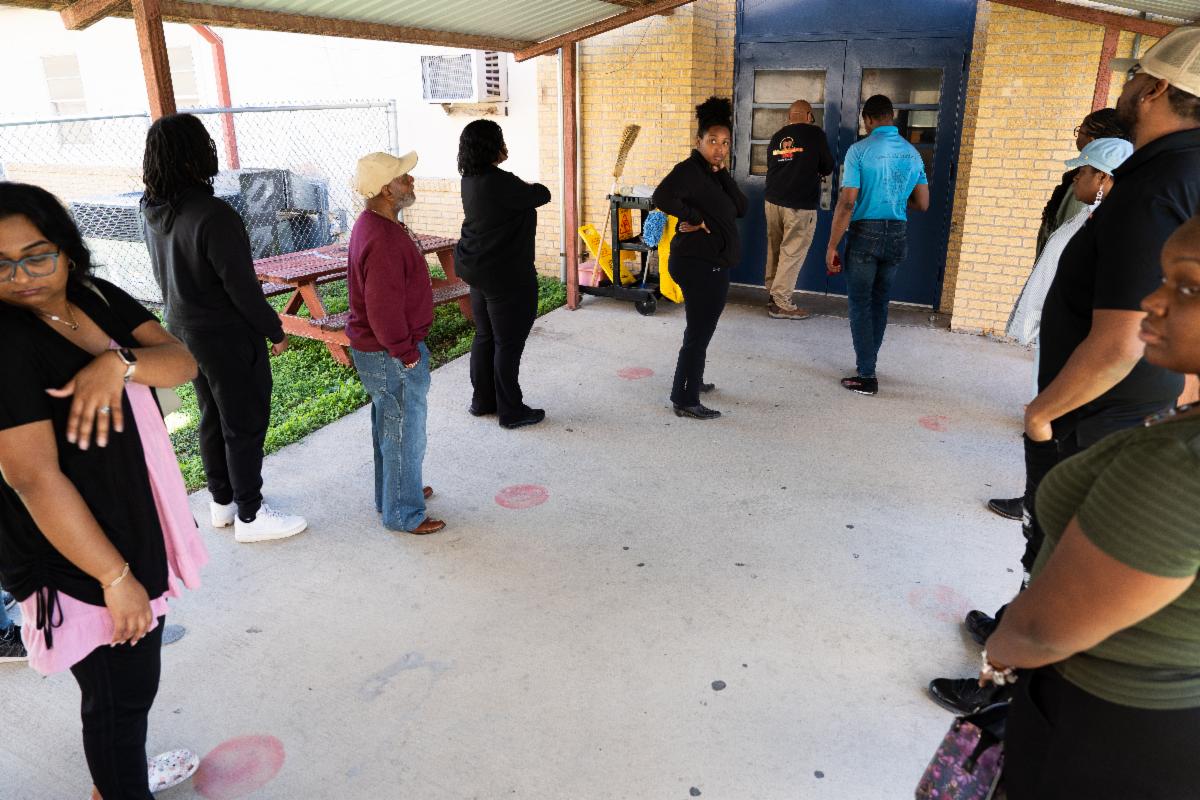 AAYHF staff touring Harvest Manor