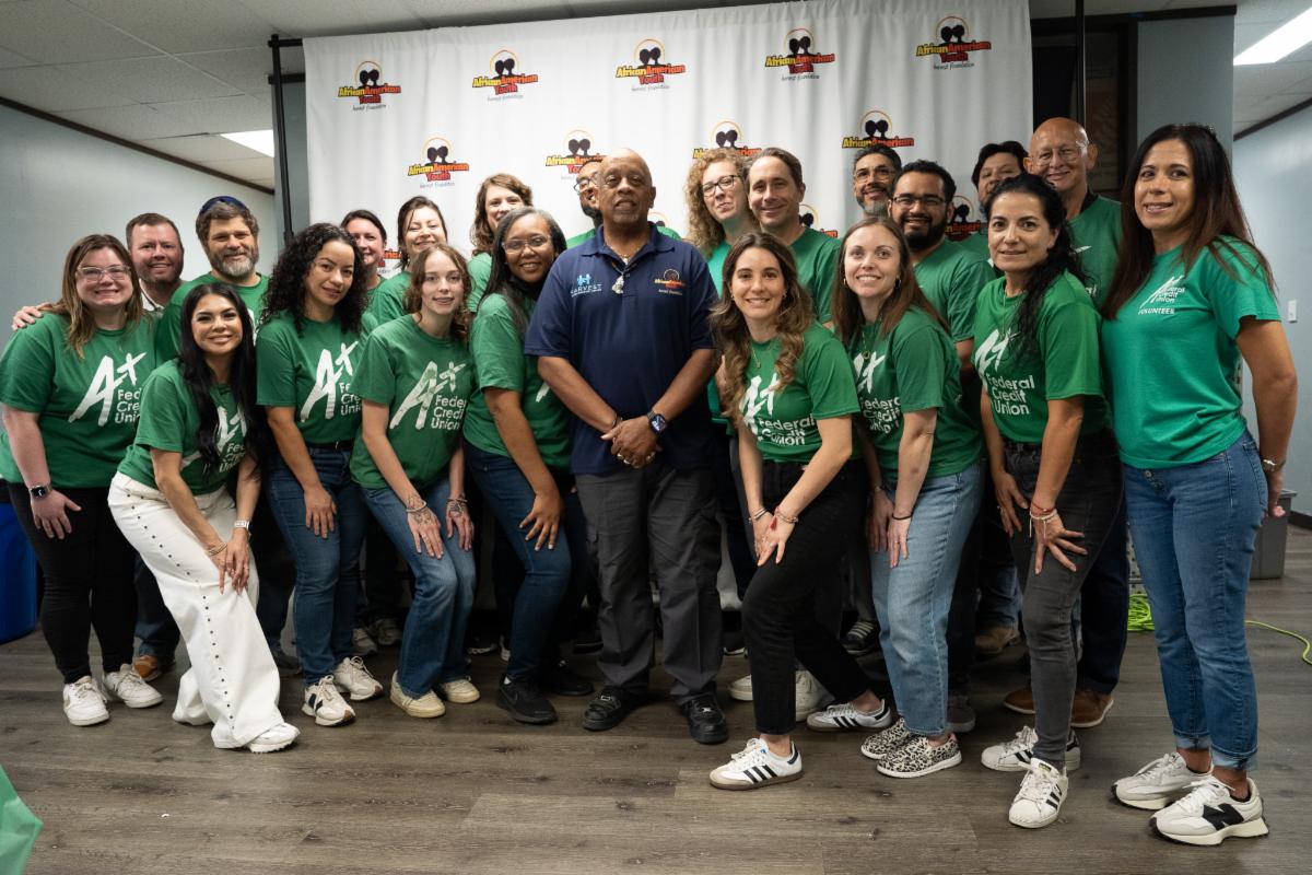 A+ Federal Credit Union volunteers at AAYHF