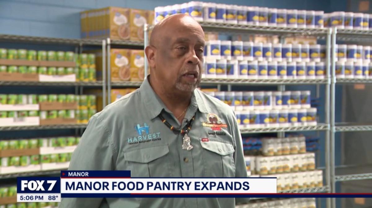 FOX 7 Austin segment about AAYHF food pantry expansion