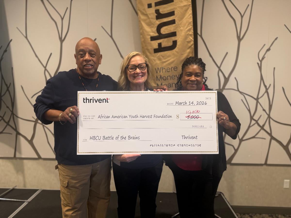 Thrivent partnership and HBCU student service project