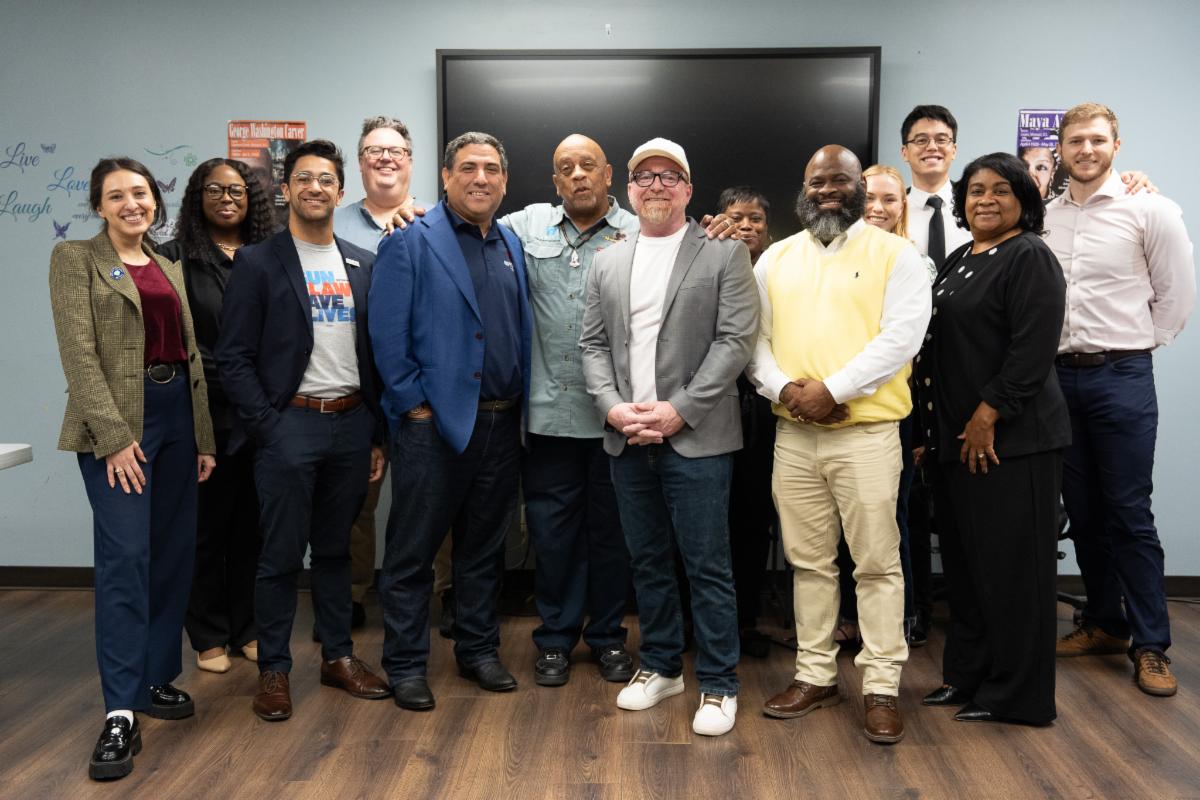 Community partners gathered at AAYHF