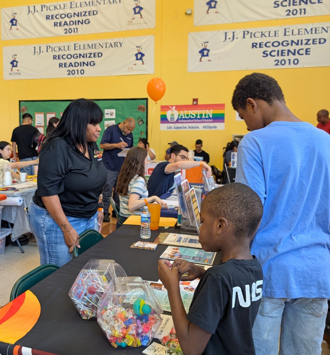 AAYHF team connecting with families at Kids Fest ATX