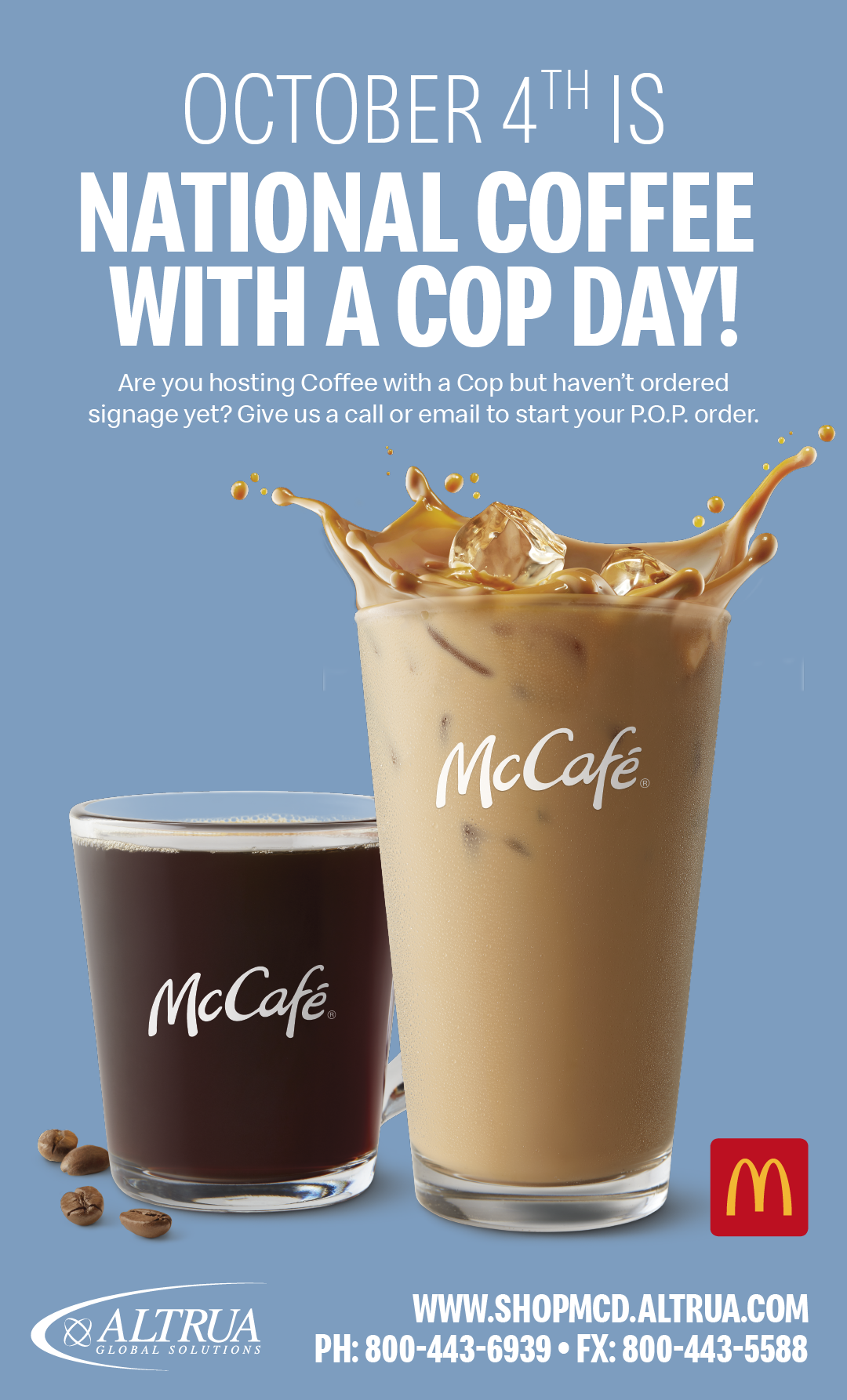 National Coffee with a Cop Day is October 4th