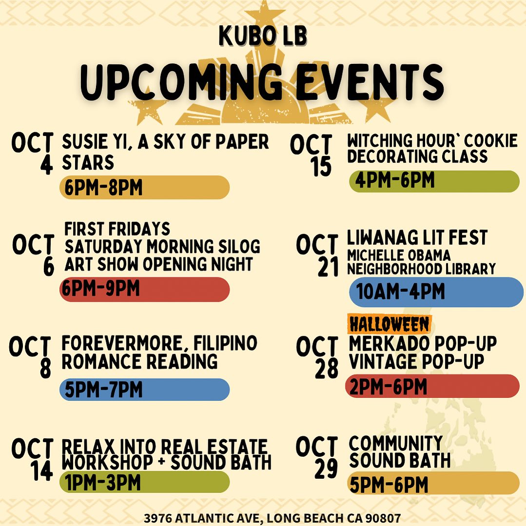 Kubo FilAm History Month flier