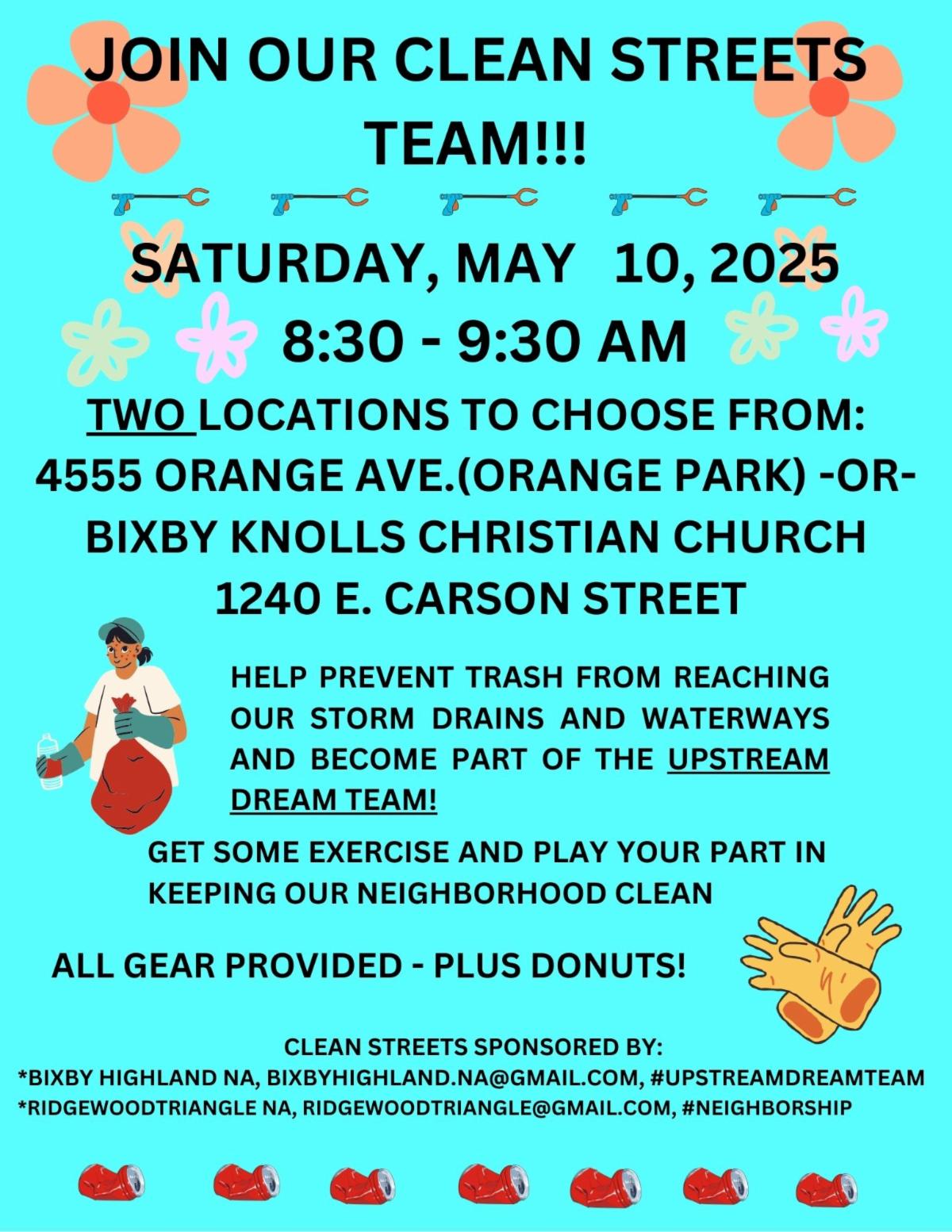 Neighborhood Clean Ups in Bixby Highland Saturday May 10 2025