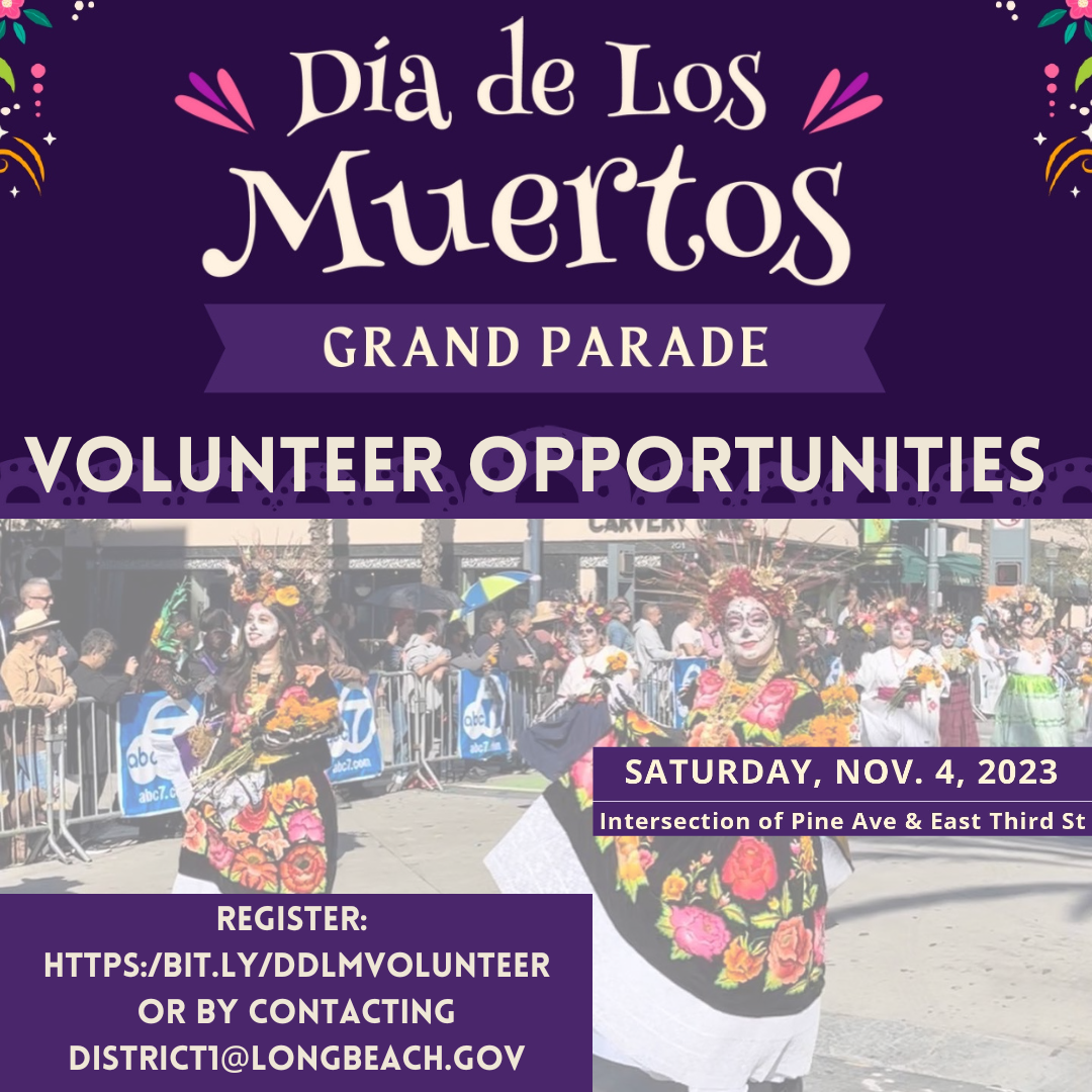 Volunteer for Dia de los Muertos Parade
