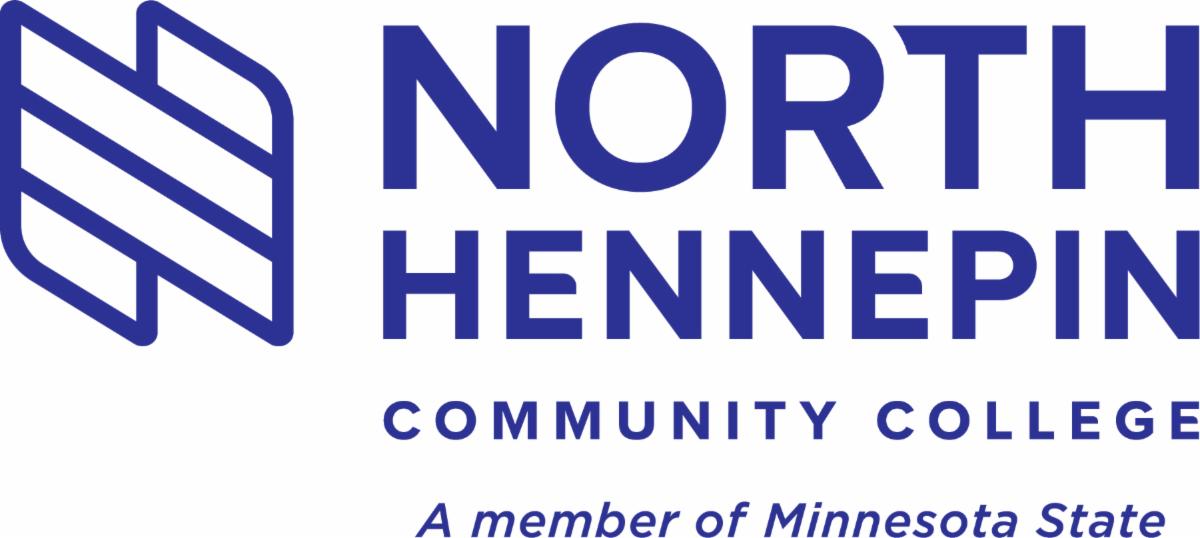 North Hennepin Community College logo with tagline a member of Minnesota State