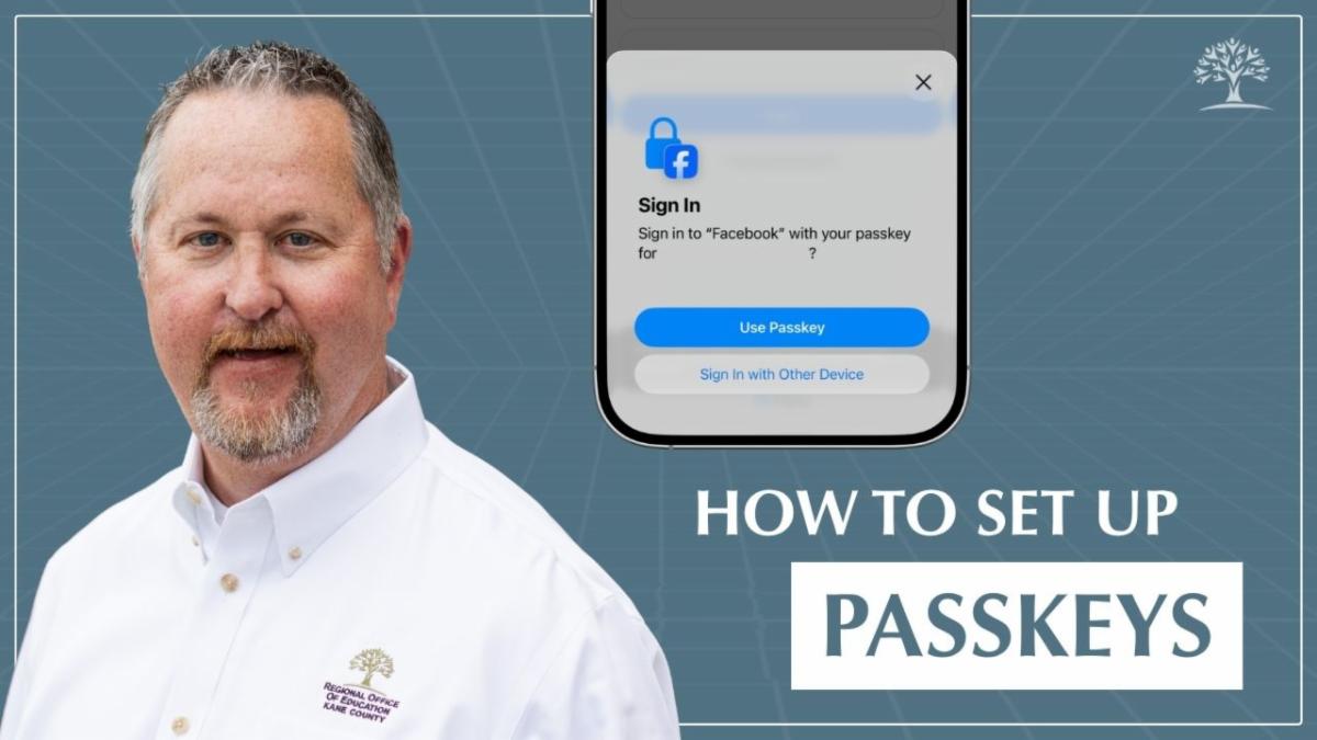 Tuesday Tech Tip, "How to Set Up Passkeys"