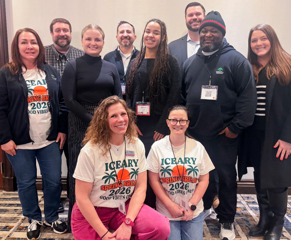 Group photo of ROE staff at the 2026 ICEARY Conference