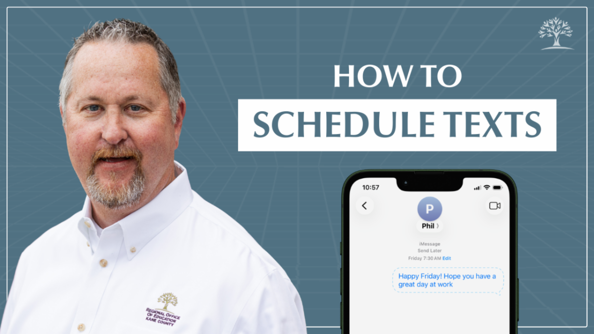 Thumbnail for Tuesday Tech Tip episode titled "How to Schedule Texts"