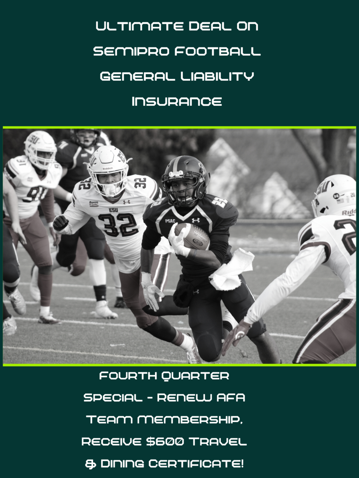 Ultimate Deal On Semipro Football General Liability Insurance