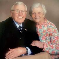Obituary photo of Lt. General Edward J Heinz and wife Gloria