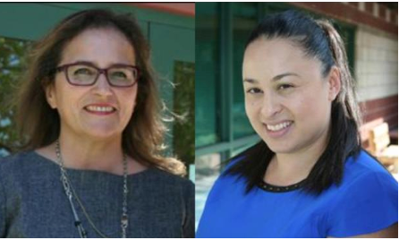 ELAC Child Development Center Director Marcia Cagigas and Vice Director Jacqueline Zavala