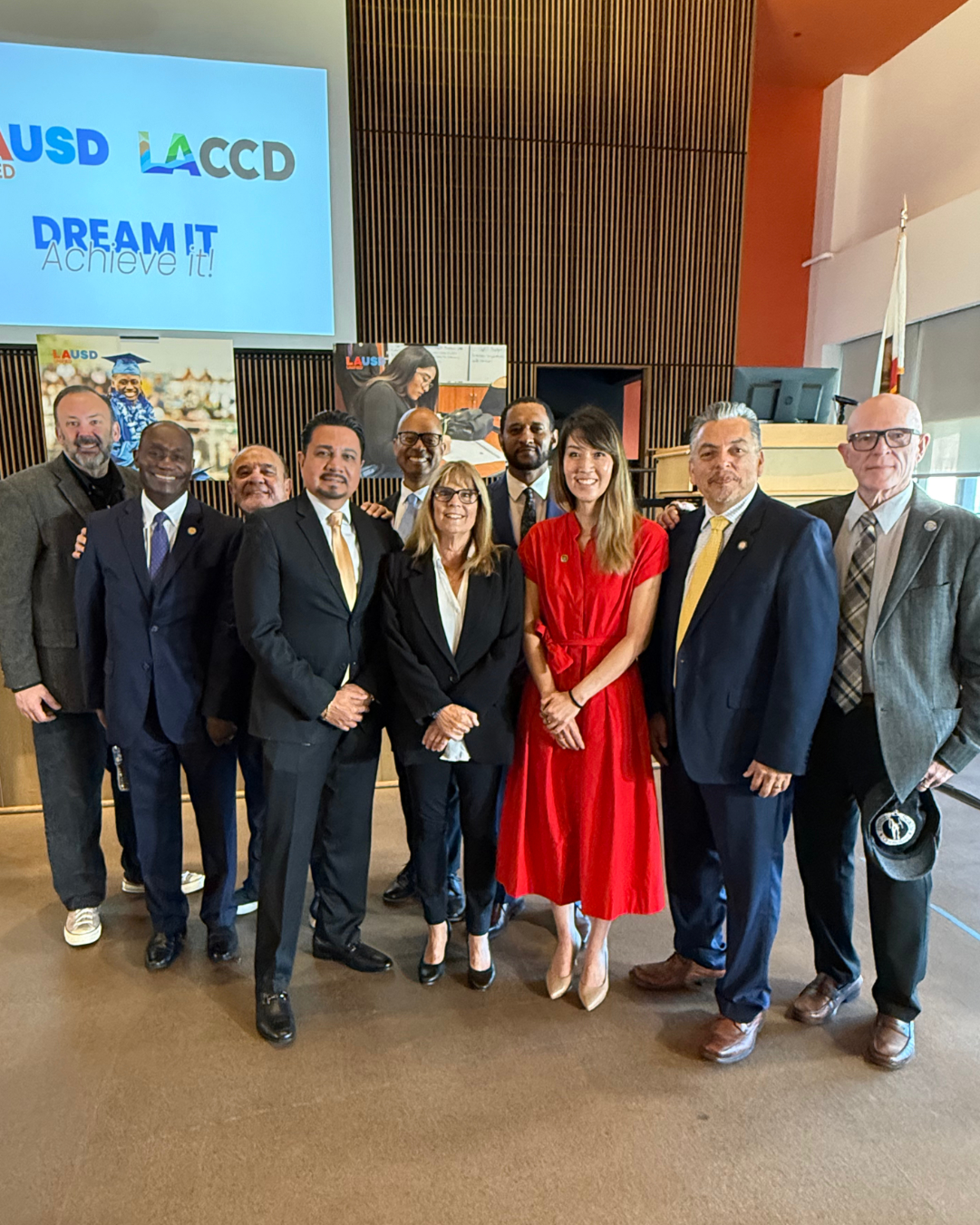 Chancellor Alberto J. Román and Superintendent Alberto M. Carvalho reaffirmed their shared commitment to expanding college and career pathways
