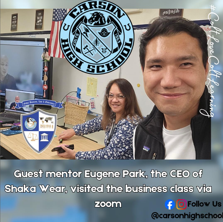 Guest mentor Eugene Park, CEO of Shaka Wear