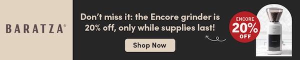 Baratza 20% off Banner