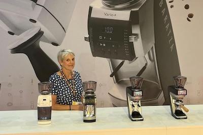 Kyra Kennedy at Baratza Booth