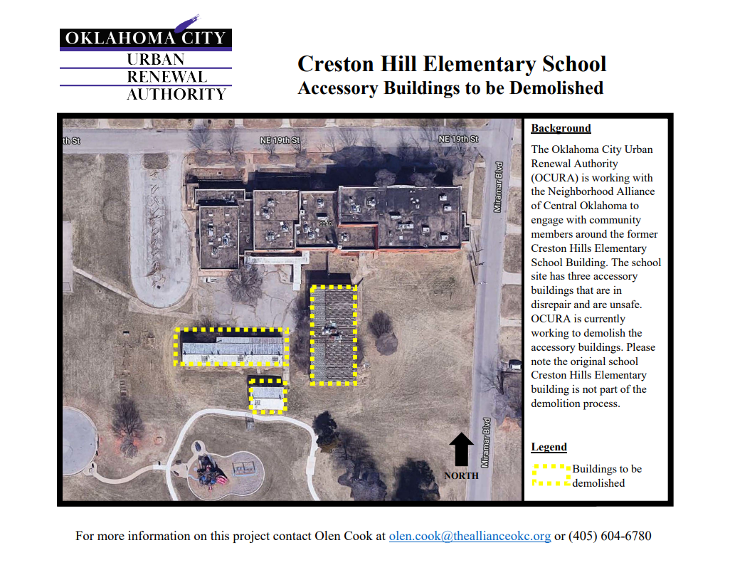 Removal of Annex Buildings Behind Creston Hills Elementary School