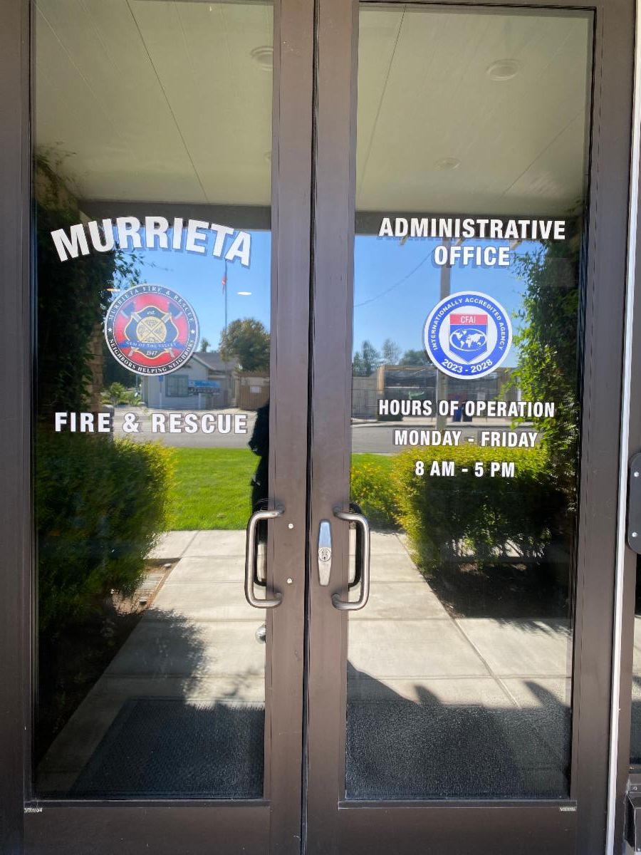 Front Door Signage 2023