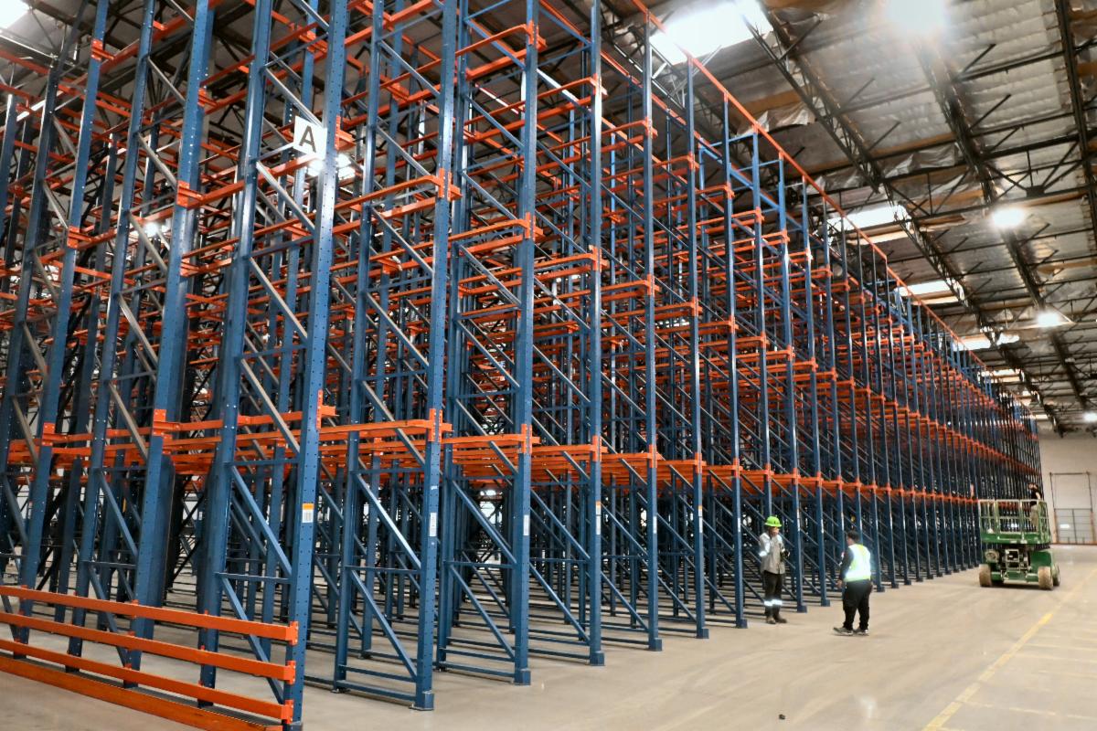 Constant Racking Used Structural Drive in Rack for Sale in Texas - 12,000 Pallet Positions