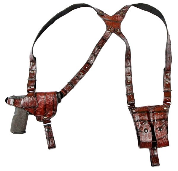 RL-SH01 The King Double Shoulder Holster - Stingray Skin