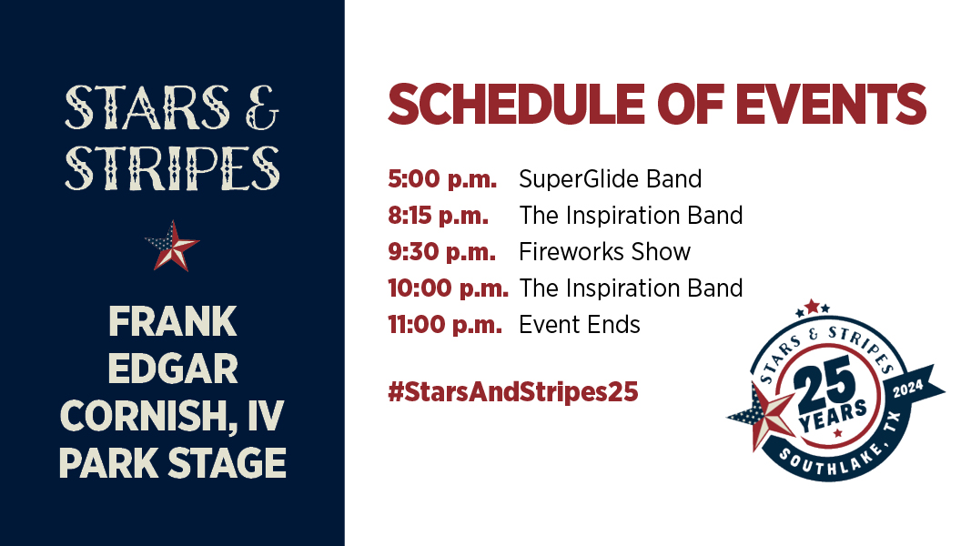 Photo of an event schedule