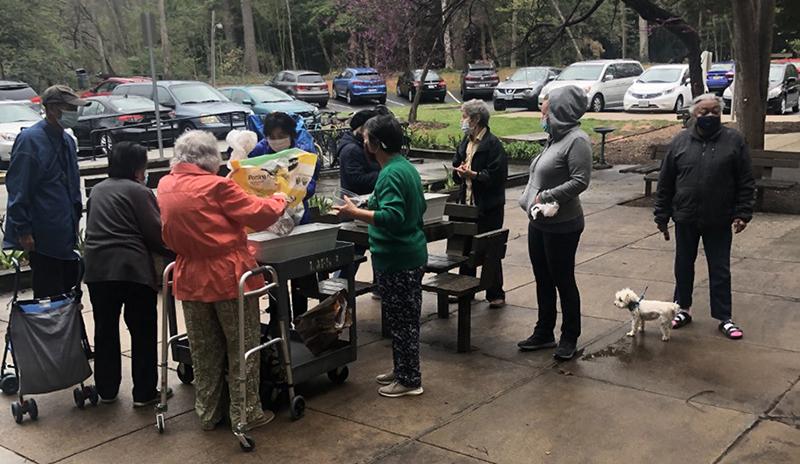 Group of people outside