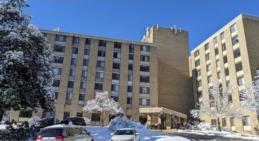 Lake Anne Farewell Tour logo above a snowy scene of the building