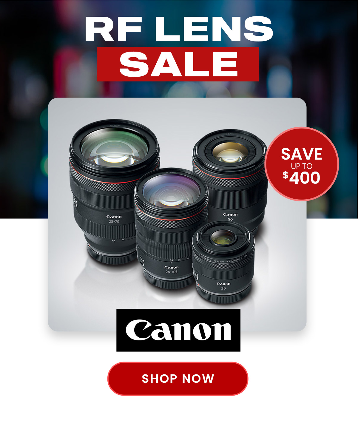 Canon Black Friday Deals on Now at Camera Canada