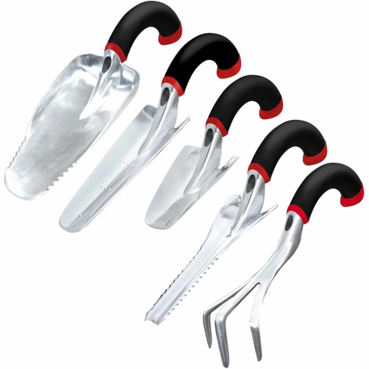 a trowel transplanter weeder cultivator and scooper