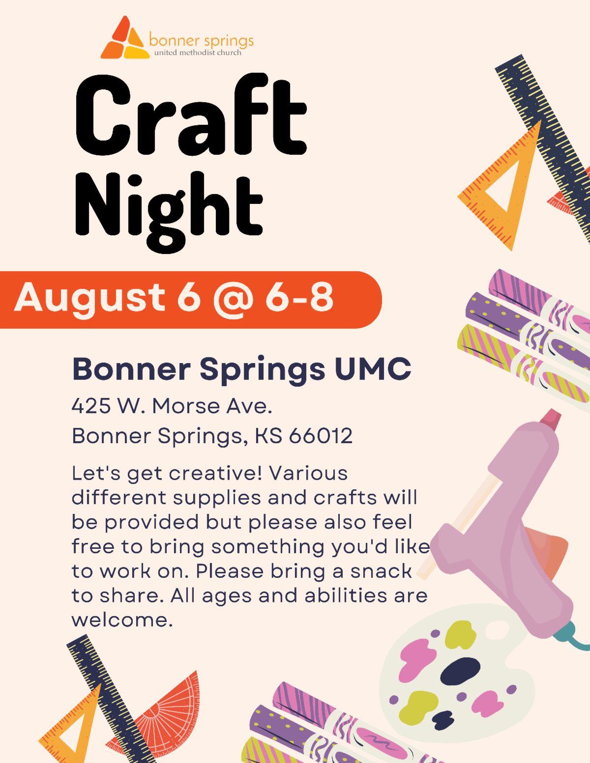 What's Happening at Bonner Springs UMC this Week