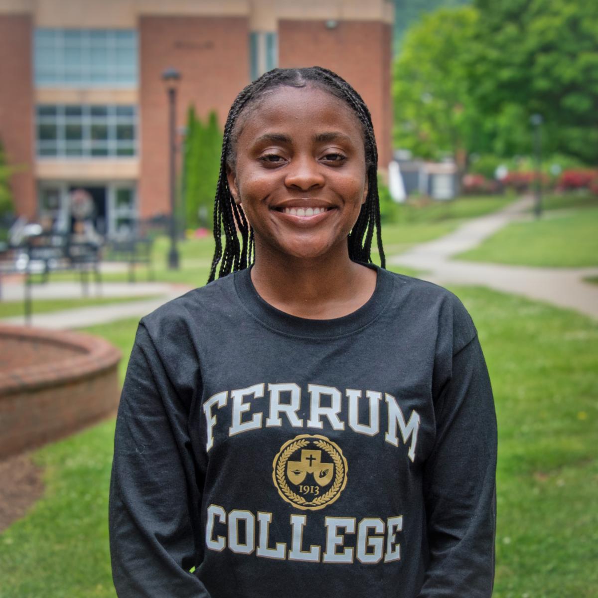 Ferrum College student technician Thabelo Nemulodi