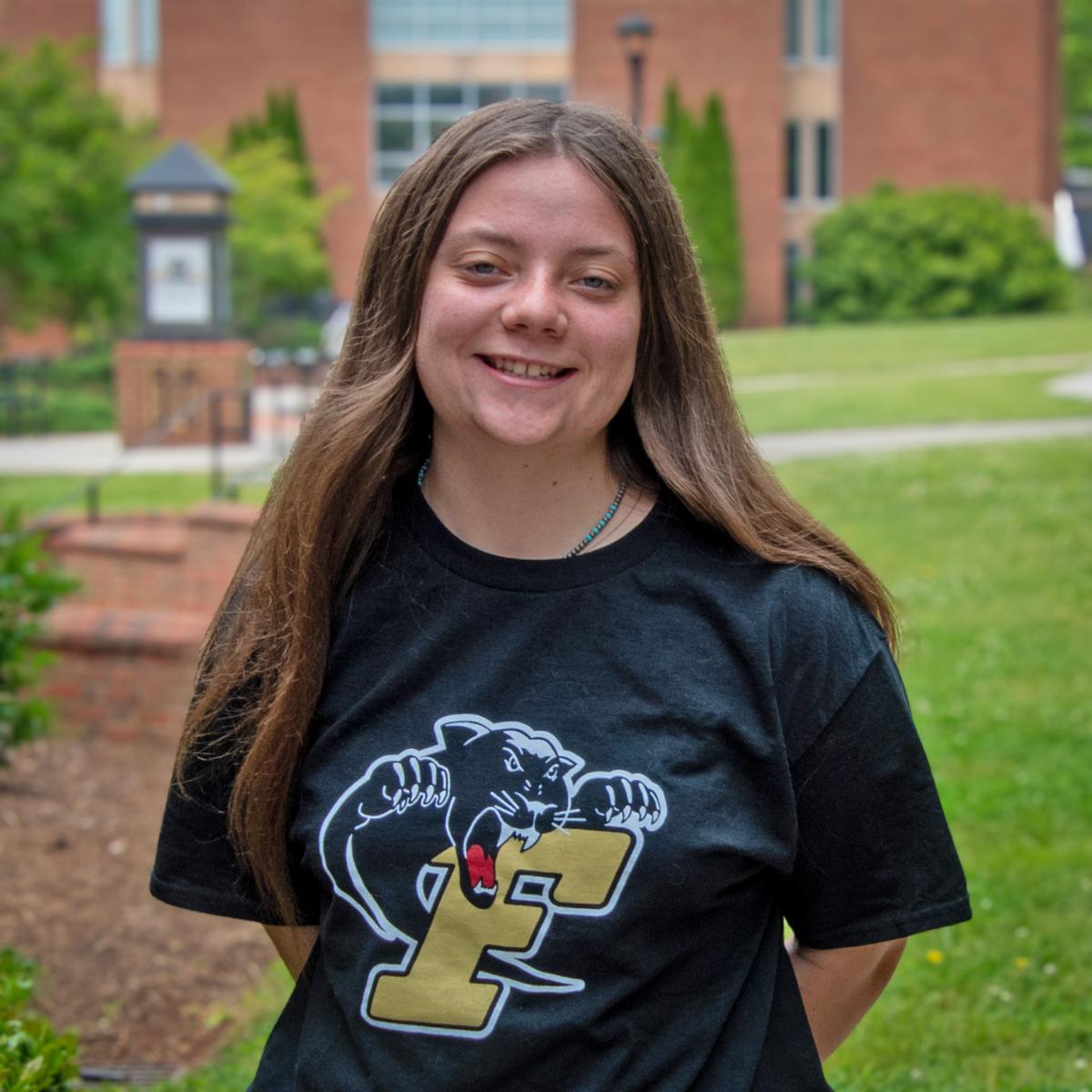 Ferrum College student technician Riley Hines