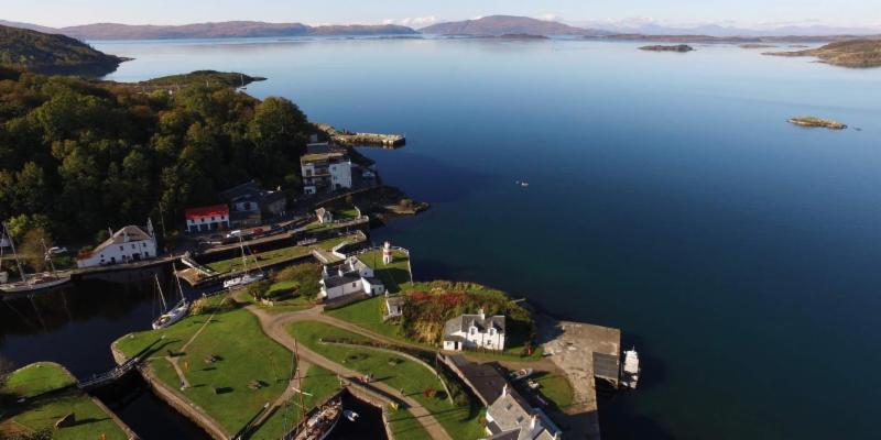 Loch Crinan looking towards the Corryvreckan