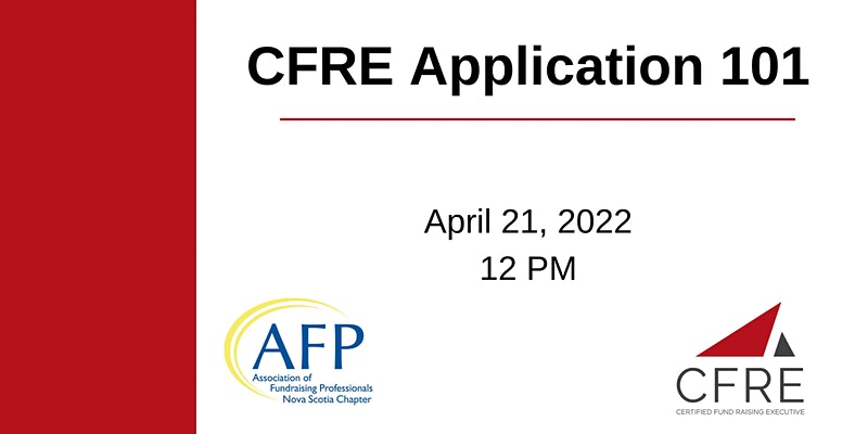 Free Event - CFRE Application 101
