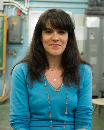 Megan Healey in her art studio