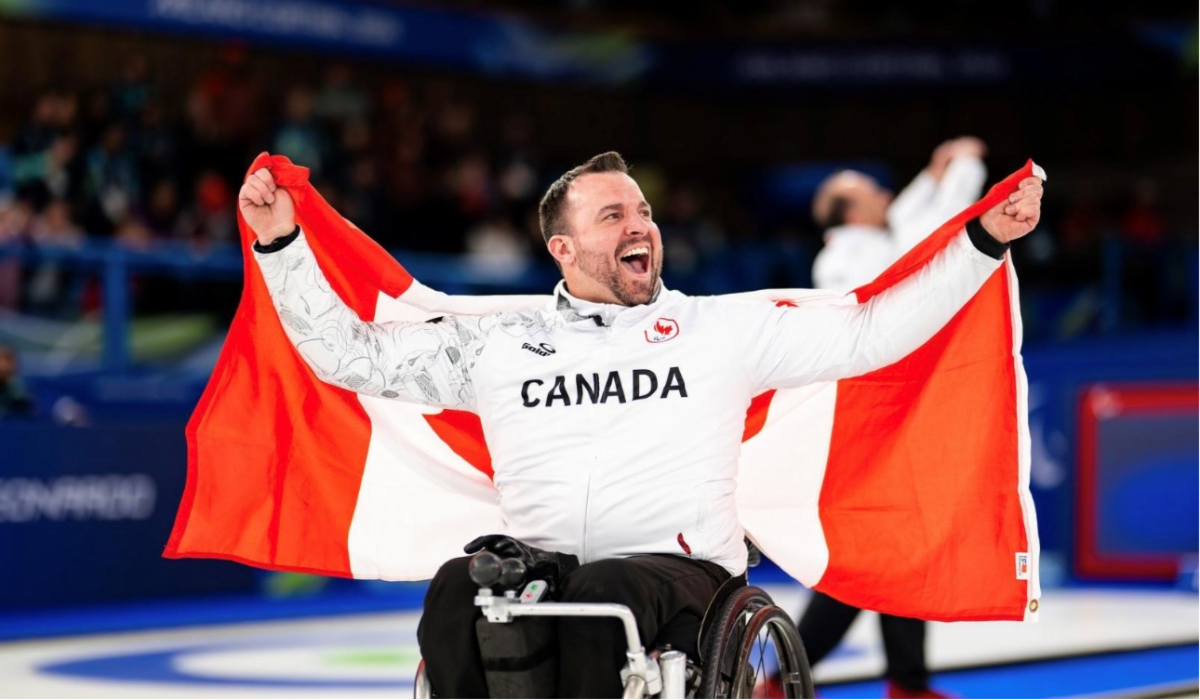 Canadian Paralympic wheelchair curler Jon Thurston