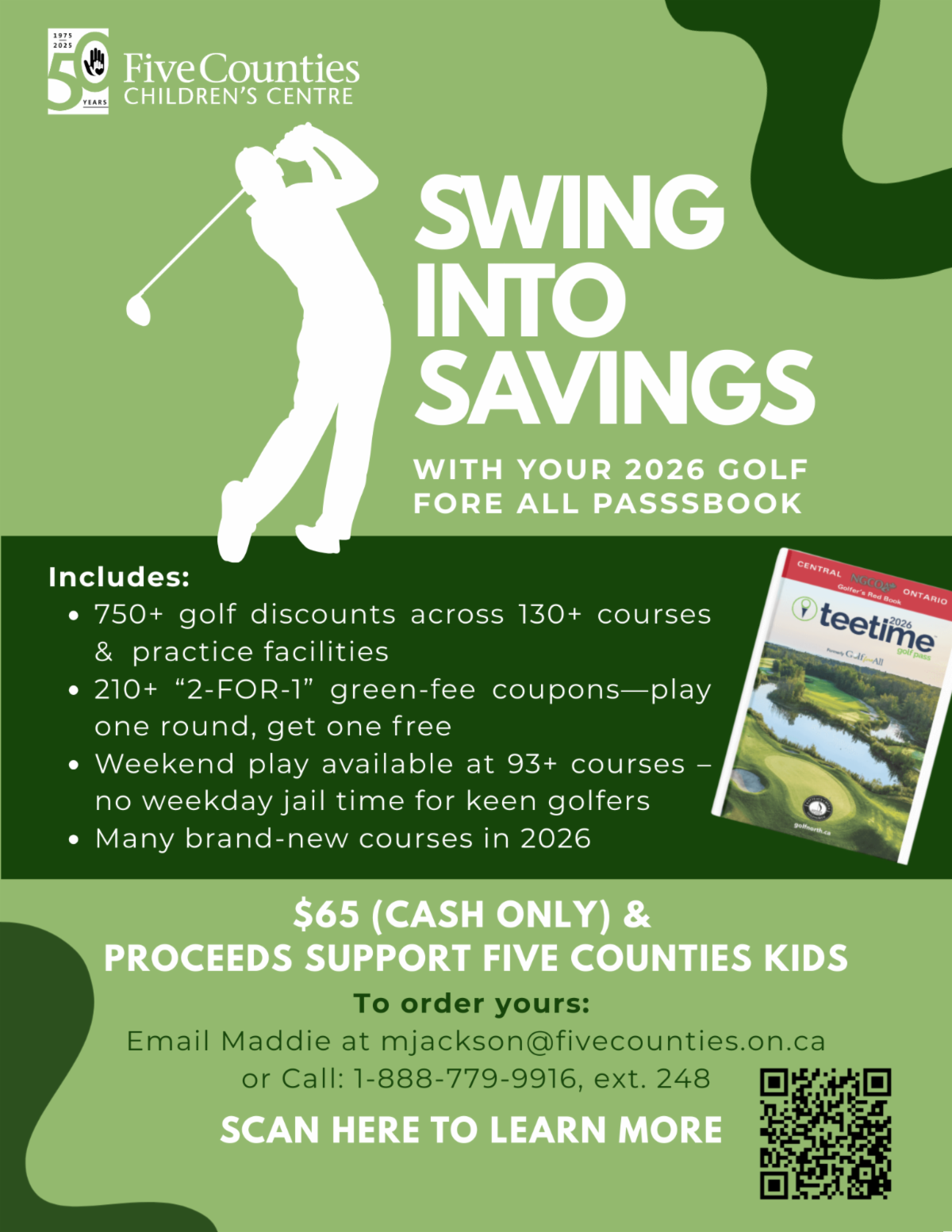 Golf Fore All passbooks