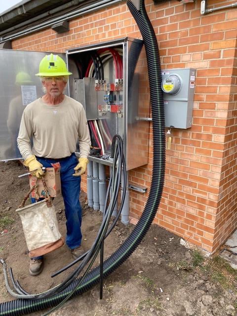 Alliant hooking up new service entrance