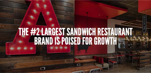The #2 Largest Sandwich Restaurant Brand Is Poised For Growth