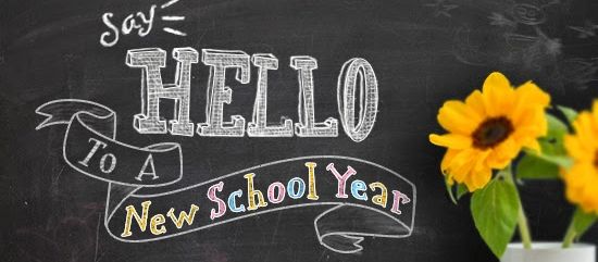 Say hello to a new school year good luck.