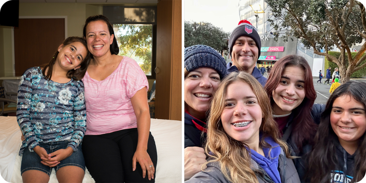 Maddie and her family