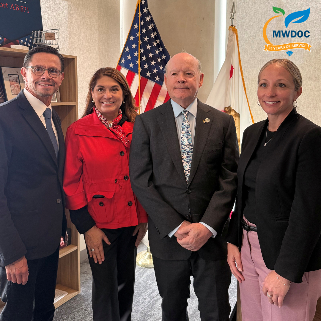 Director Randall Crane with other representatives